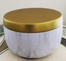 Load image into Gallery viewer, Carrara Marble Tin Can Candle
