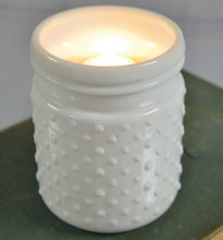 Load image into Gallery viewer, Milk Glass Hobnail Candles