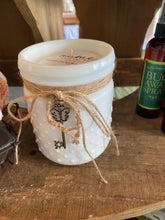 Load image into Gallery viewer, Milk Glass Hobnail Candles