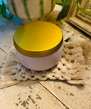 Load image into Gallery viewer, Carrara Marble Tin Can Candle
