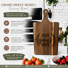 Load image into Gallery viewer, Acacia Cutting Board Engraved with handle
