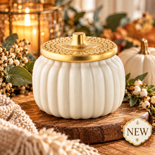 Load image into Gallery viewer, LIMITED TIME Harvest Ceramic Pumkin Candle
