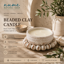 Load image into Gallery viewer, Beadzie Rustic White Bowl Candle
