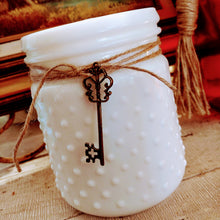 Load image into Gallery viewer, Milk Glass Hobnail Candles
